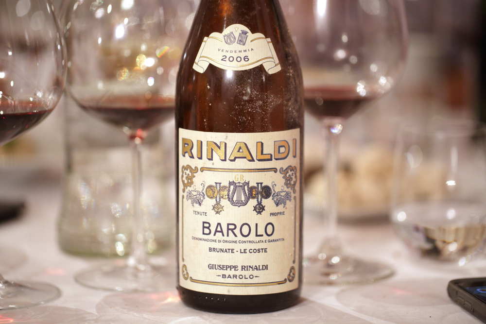 Giuseppe Rinaldi's 2006 Barolo Brunate