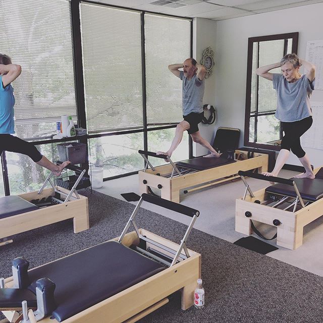 Advanced Friday class getting the weekend started out right! Have a great weekend from Core Strong! #pilatesformen #corestrongbham #birminghampilates #birminghamfit #birminghamalabama