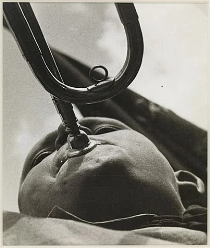 Pioneer with a trumpet , 1930.