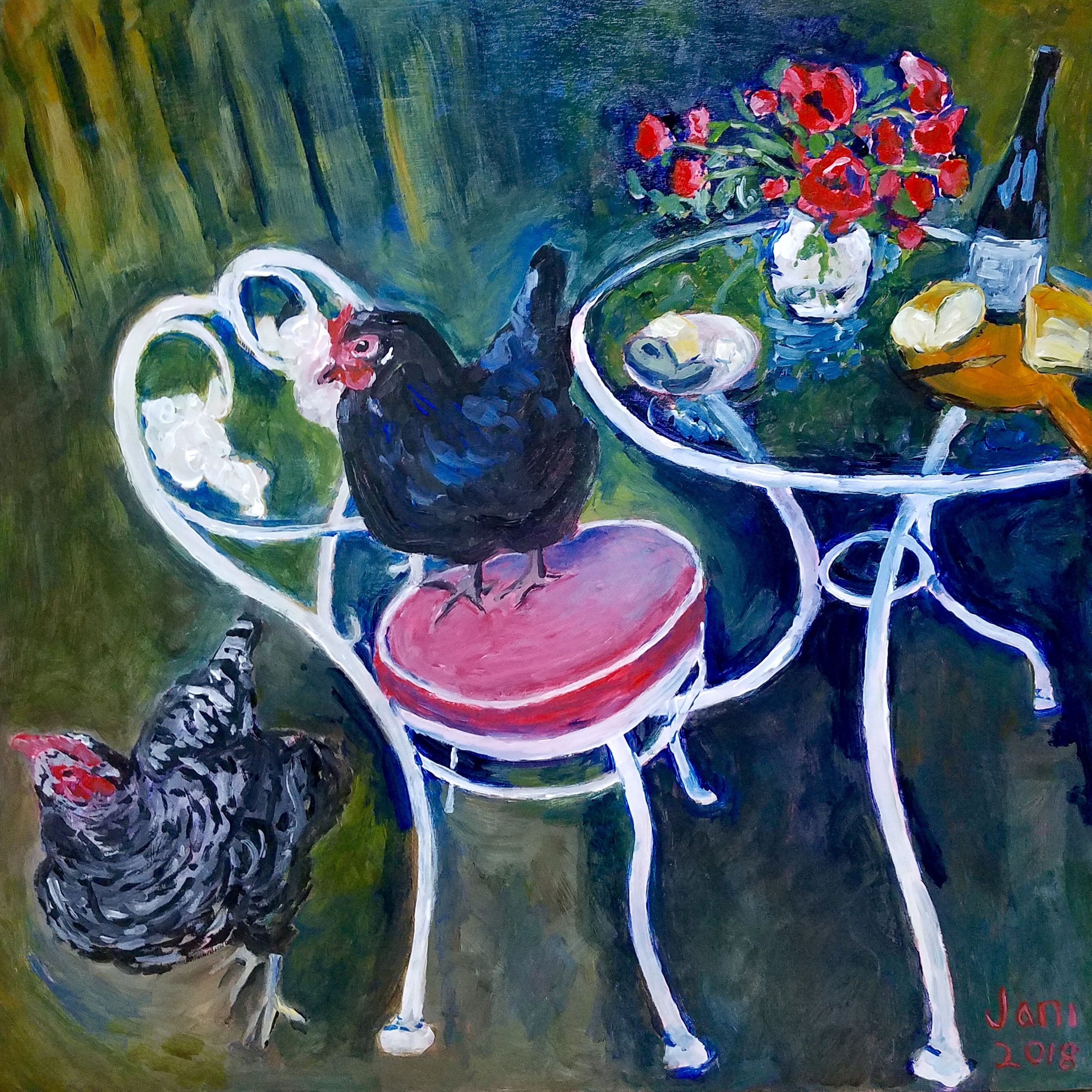 Still Life with Chickens