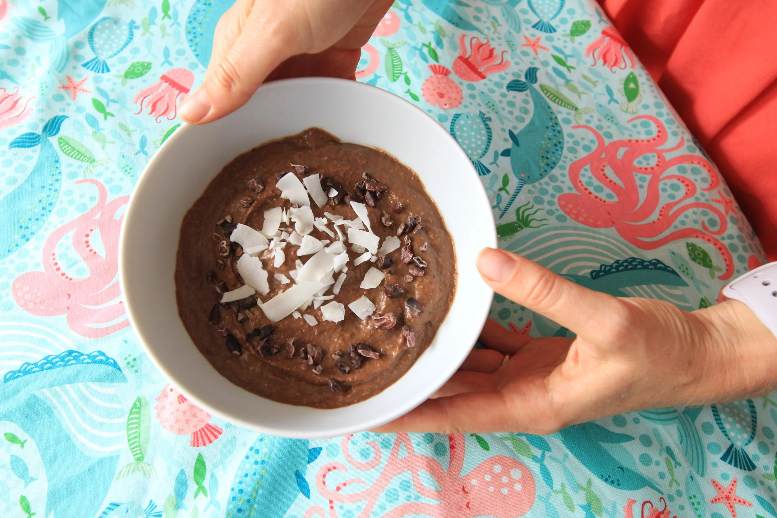 Chocolate Mousse – adaptable for detox+keto (English + Spanish recipe)