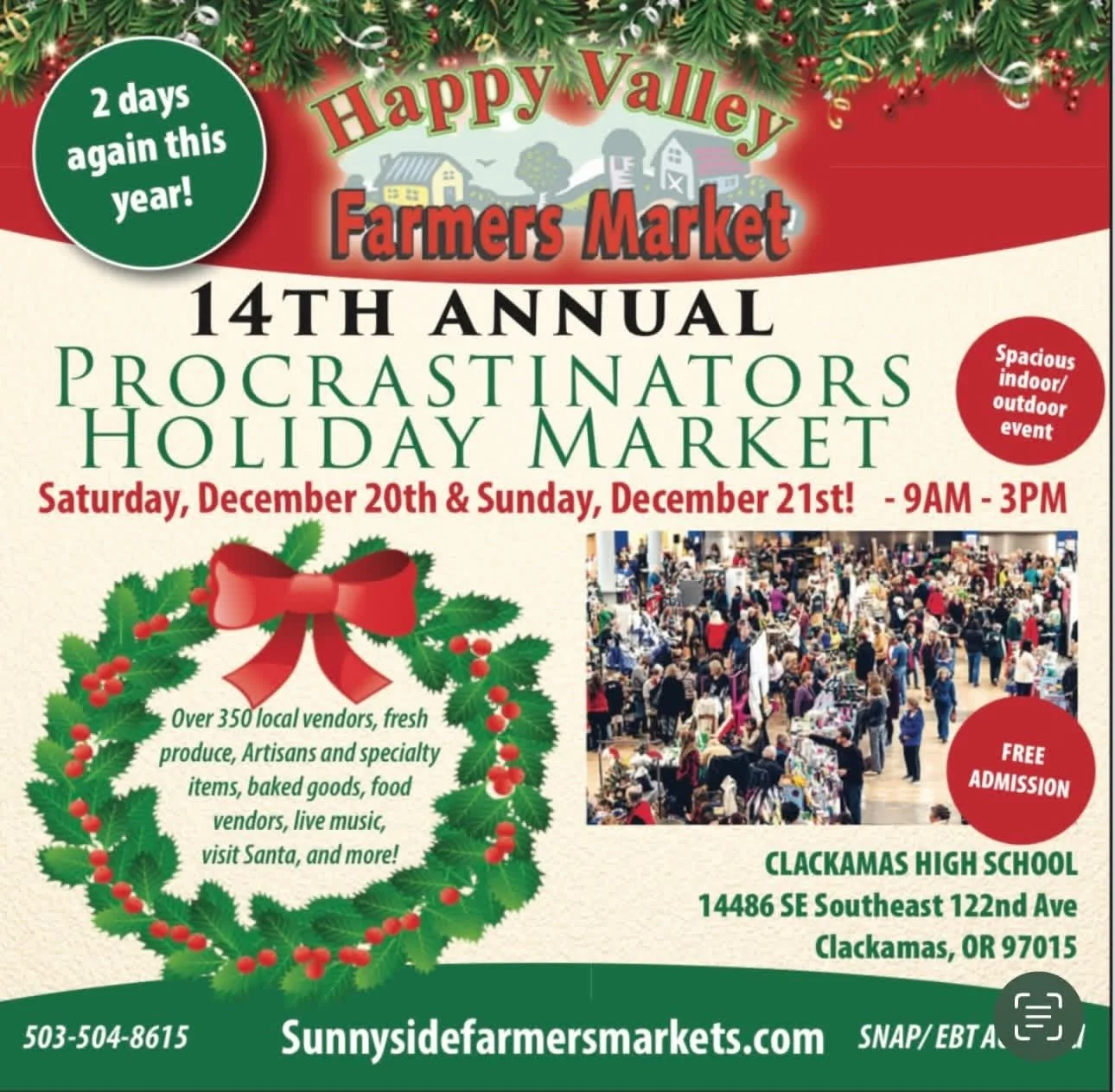 Procrastinators' Holiday Market