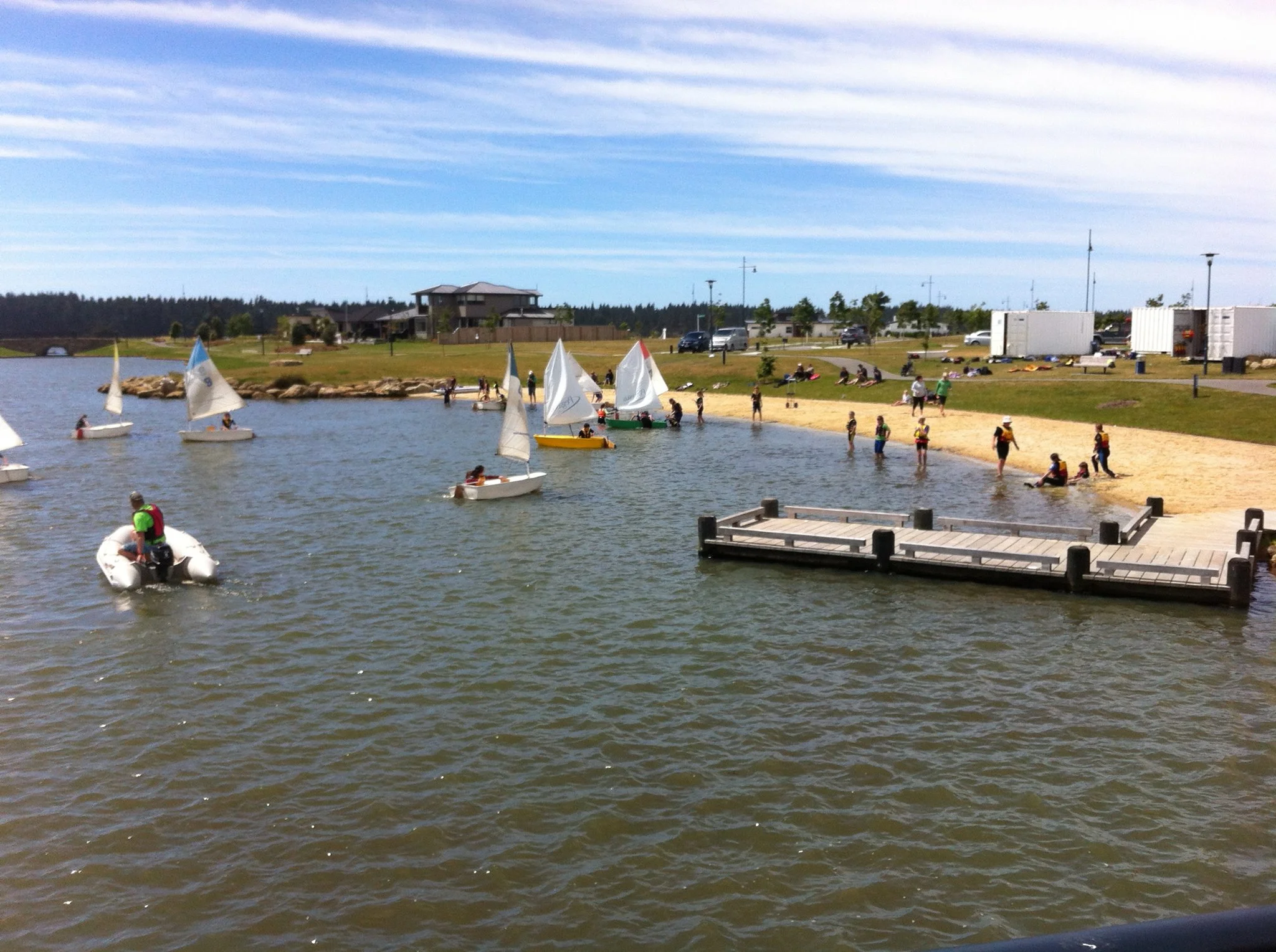 Boating on Lake Pegasus