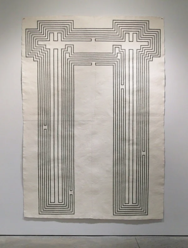 Station , 2010 Graphite on handmade cotton rag paper 103 x 72 1/2 inches