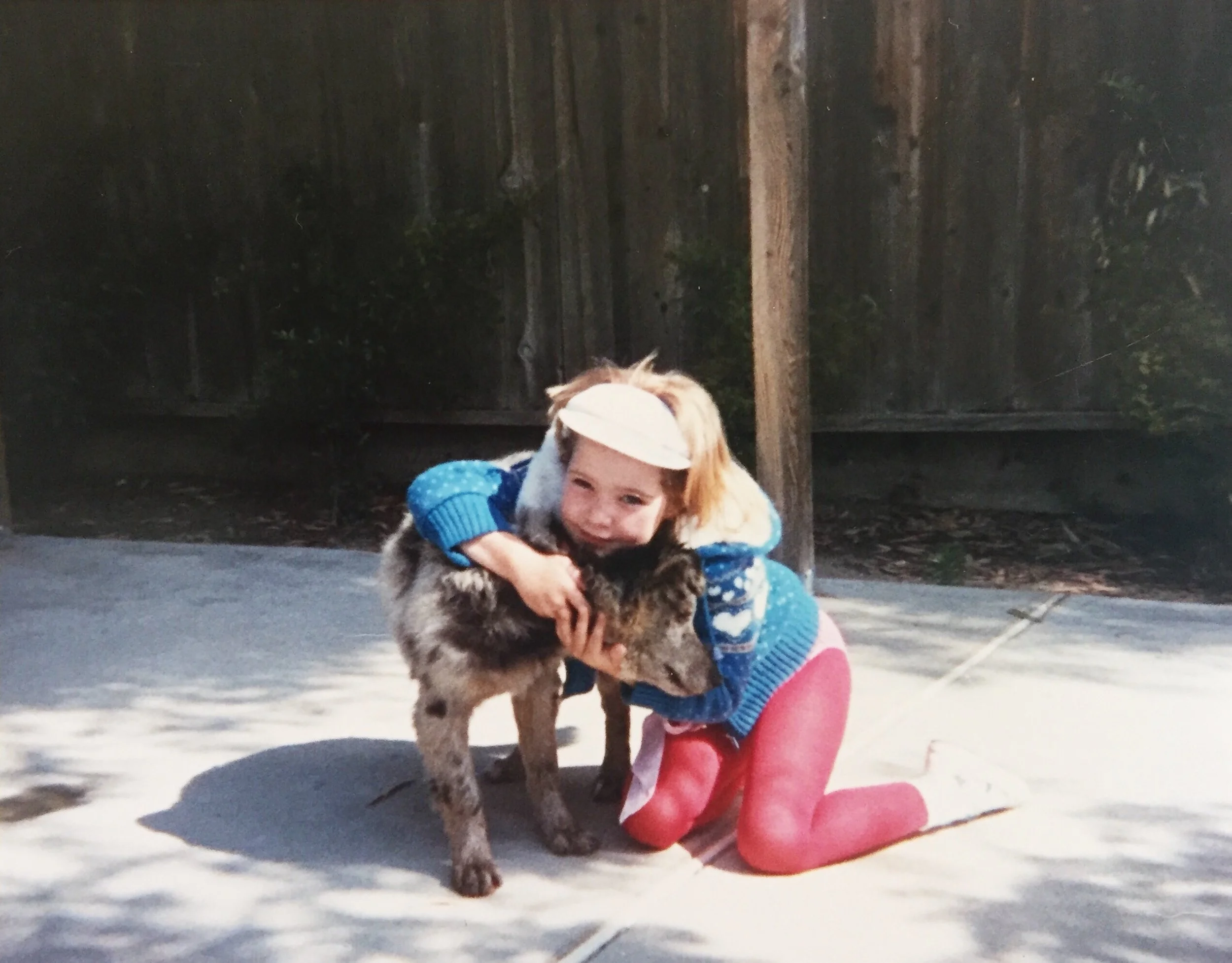 #tbt | A Girl And Her Puppy