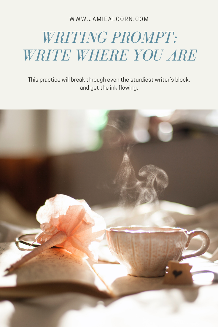 Writing Prompt: Write Where You Are, Right Where You Are 