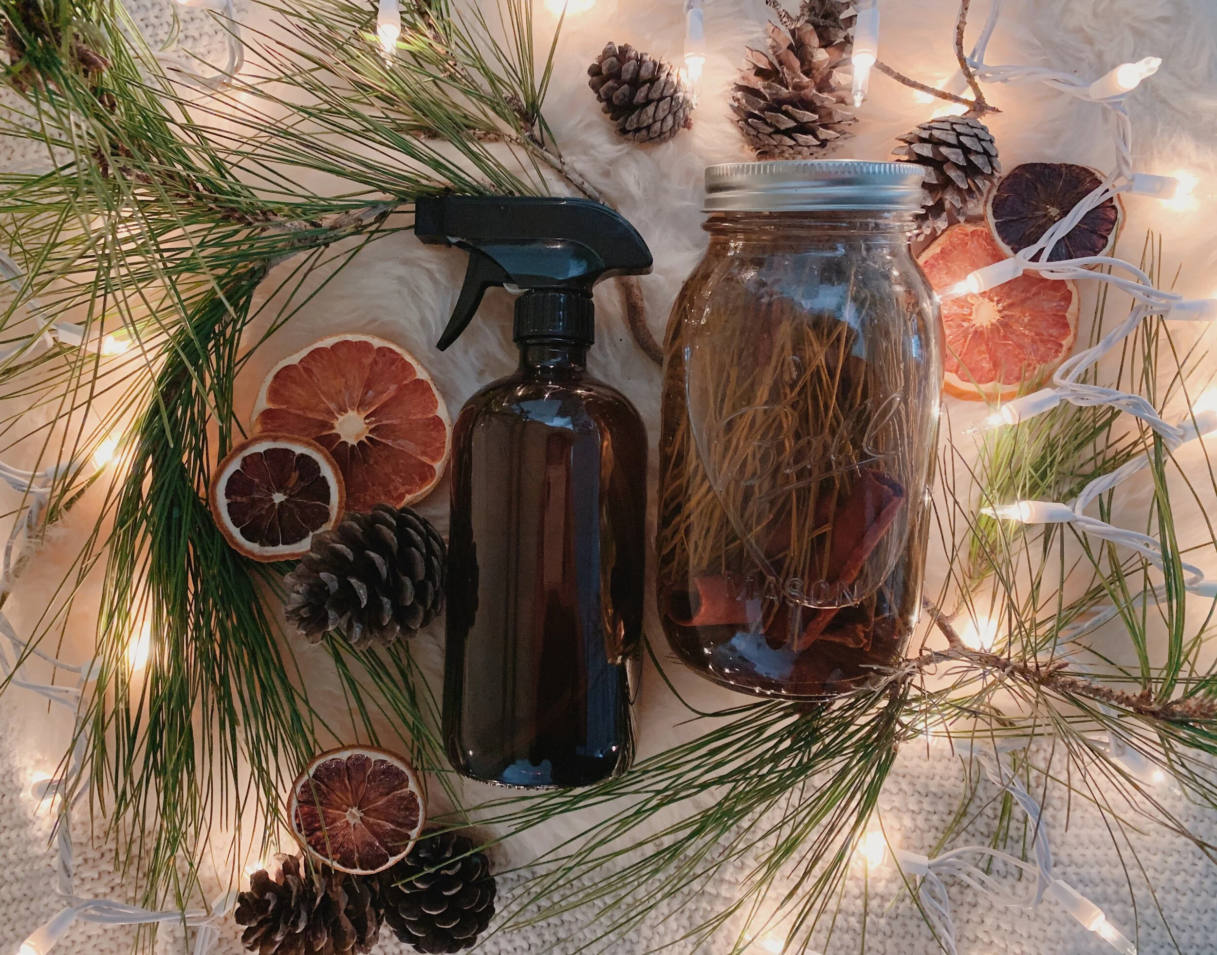 DIY Pine-Infused Vinegar Multi-Purpose Cleaner