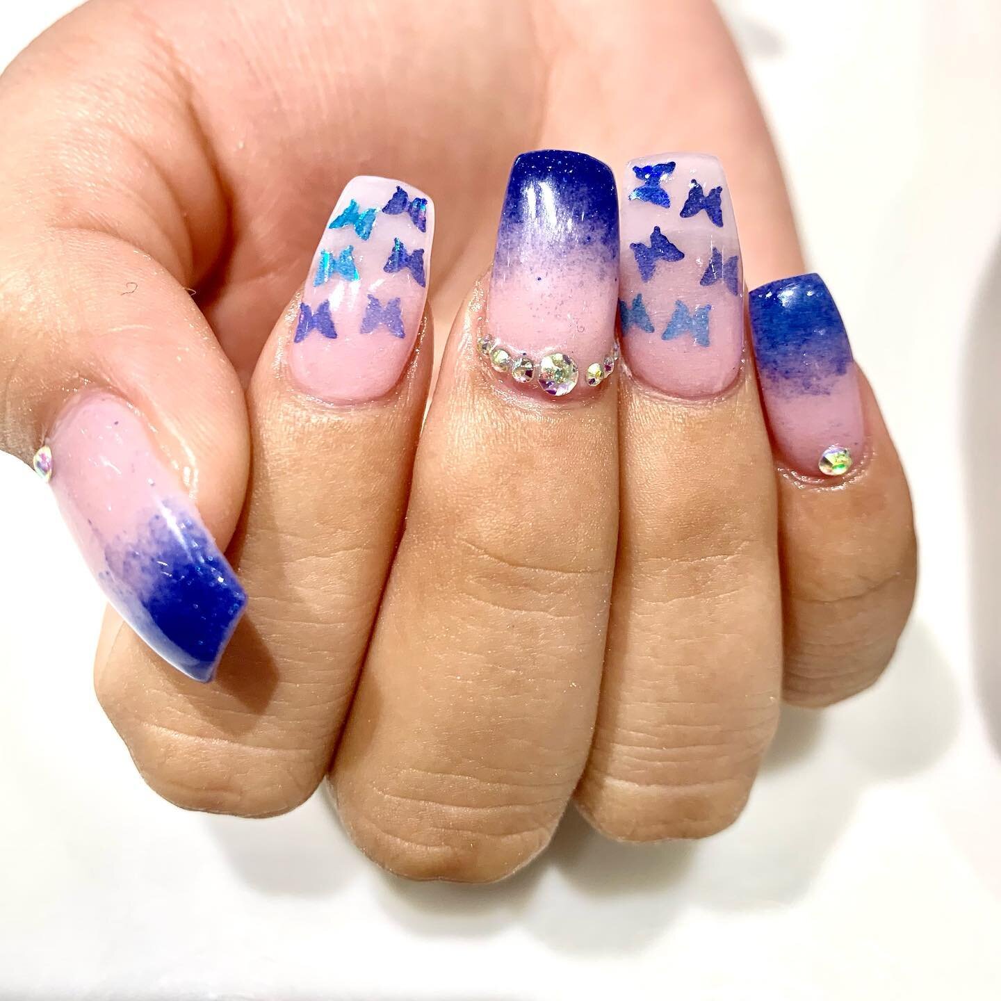 My second try doing 3d nail art and I love this look! : r/GelX_Nails
