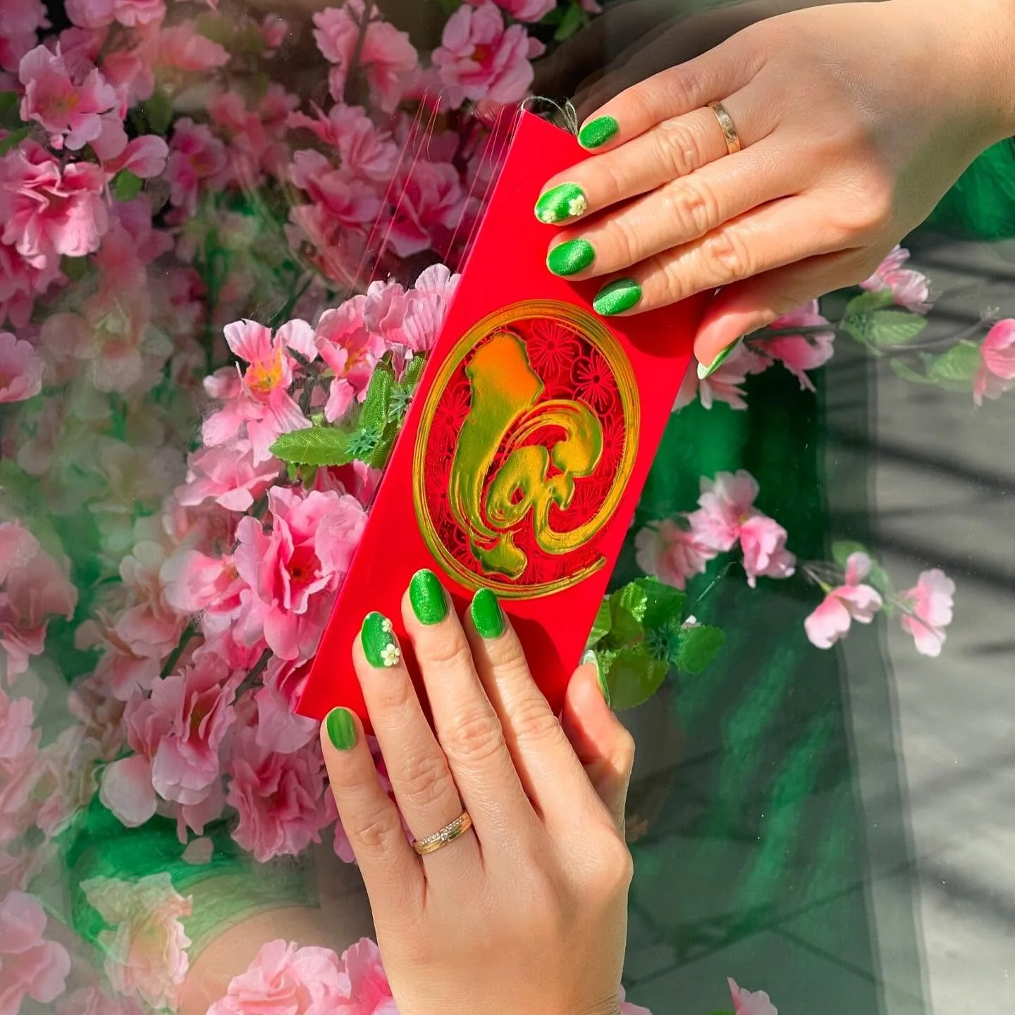 This combo of cat eye gel + OPI new Collection + 🌸🌸 is to die for 🏮🧧🪭

Call us at (404)-459-0750 to book your next appointment or just walk in!