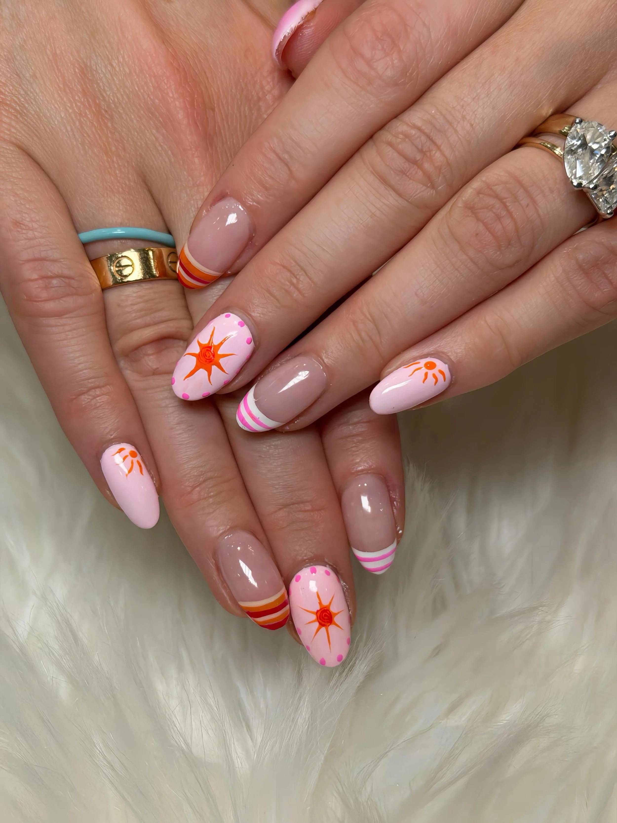 Orange you glad it&rsquo;s summer? ☀️💞

Hammond Nails Sandy Springs
☎️(404)459-0750 for appointments!
We also accept walk ins.

#hammondnailssandysprings #nailart #nailinspiration #nailsnailsnails #atlanta