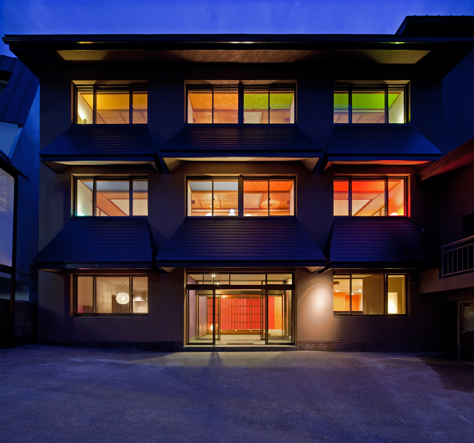 evening facade