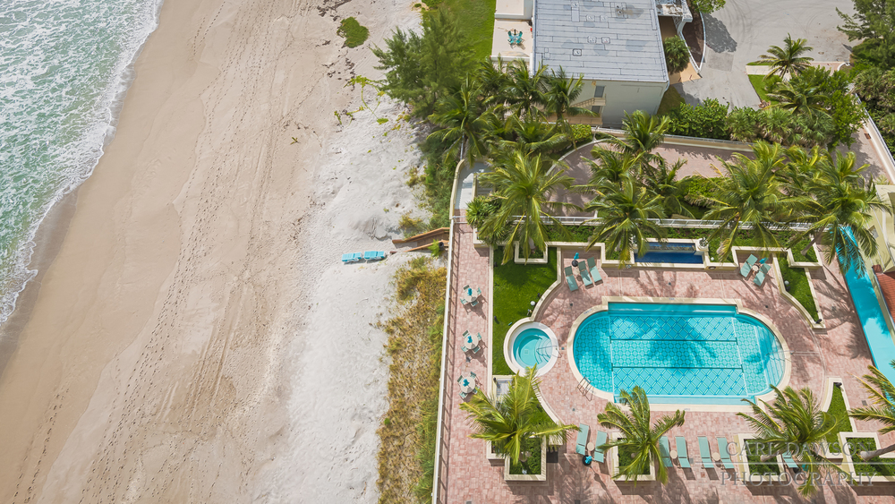 Landscape view of Pool and Beach | Singer Island 
