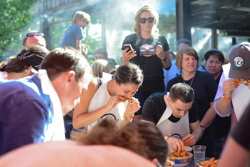 Ace’s Wings & Whiskey festival. Photo courtesy of Ace Eat Serve
