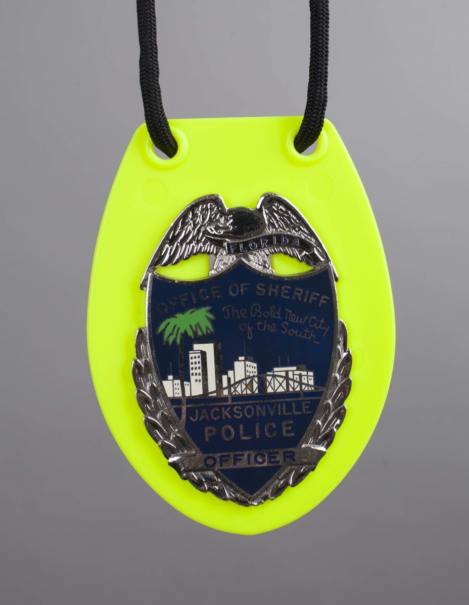 necklace police badge holder