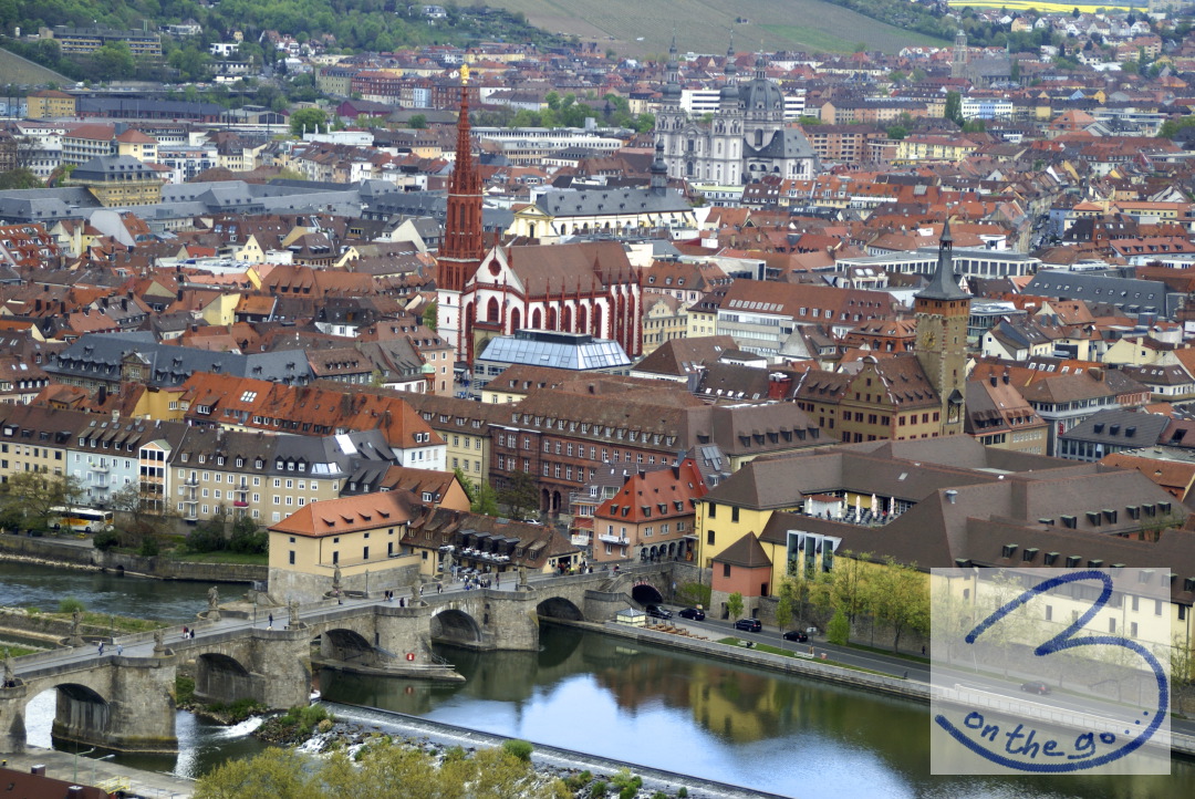 View over Würzburg, Marienberg Fortress