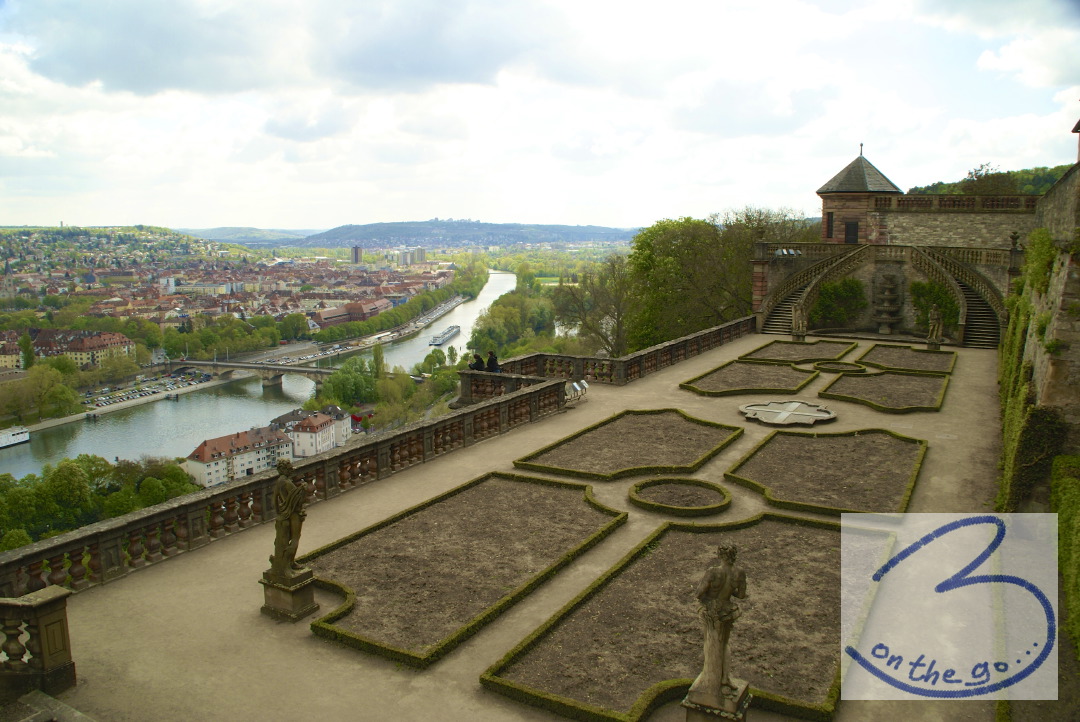 The garden of Marienberg Fortress, Würzburg