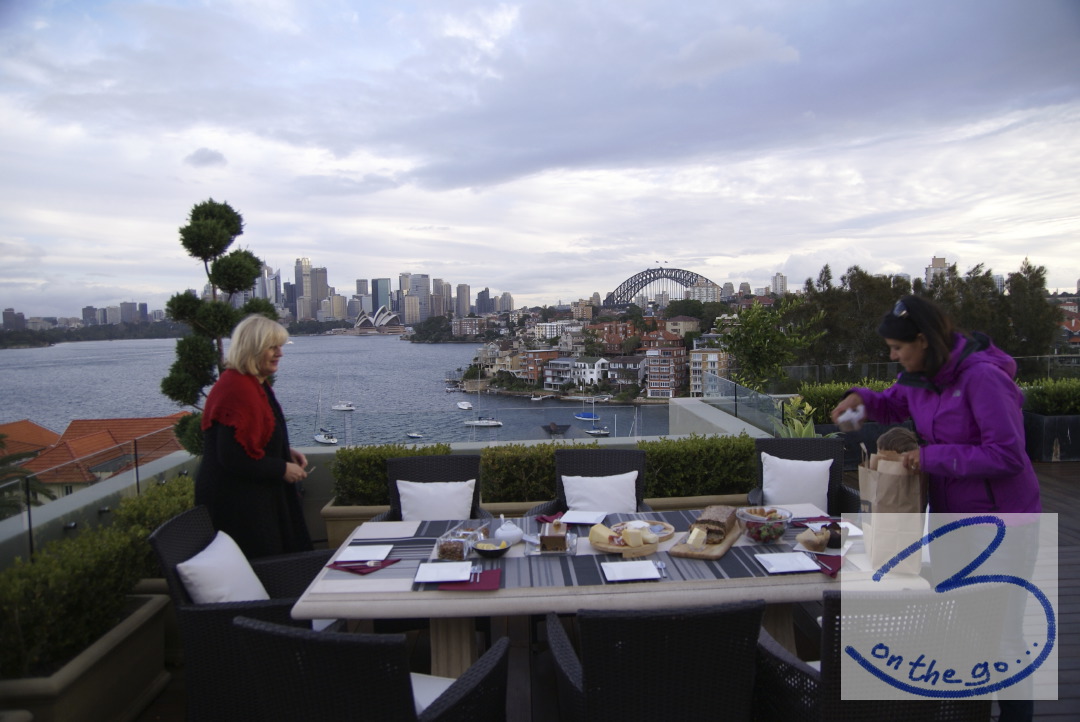 We were invited to a private home. The view was stunning!