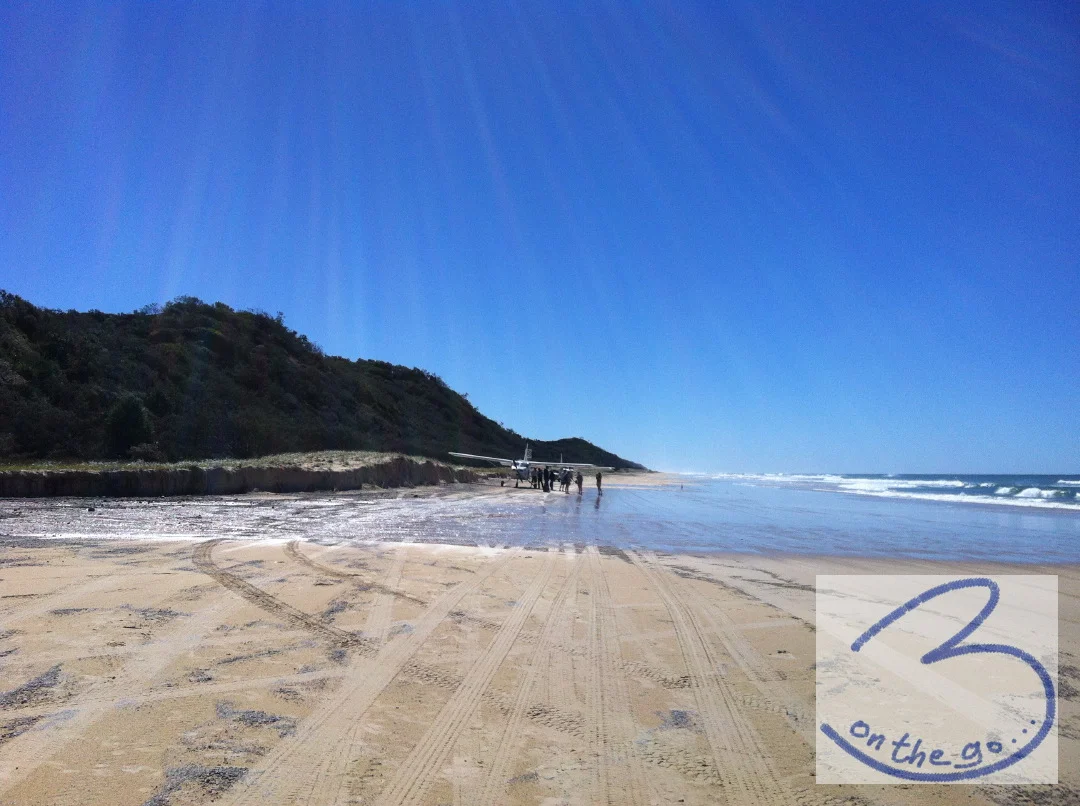 The beach on Fraser Island. It has highway status!
