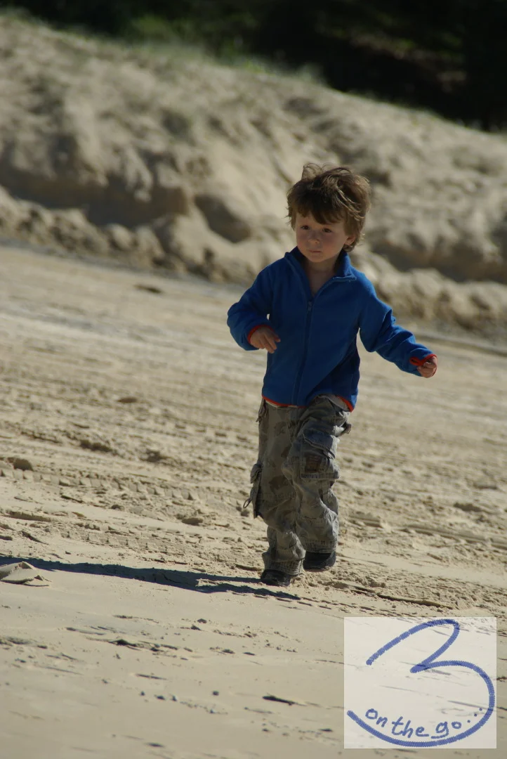 Anton on Fraser Island