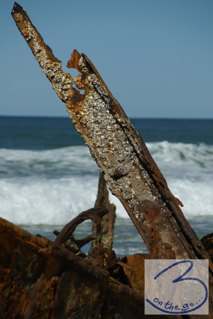 The wreck of SS Maheno - Fraser Island. A WWII shipwreck.