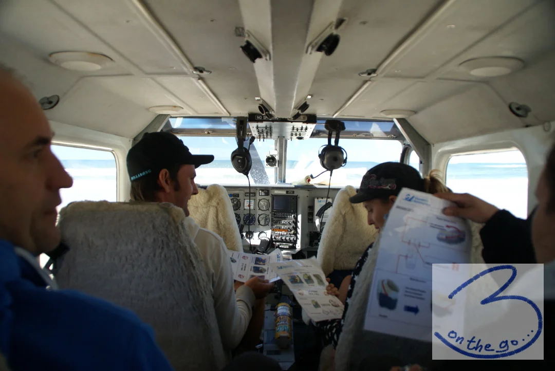 It is also a runway! We went flying!