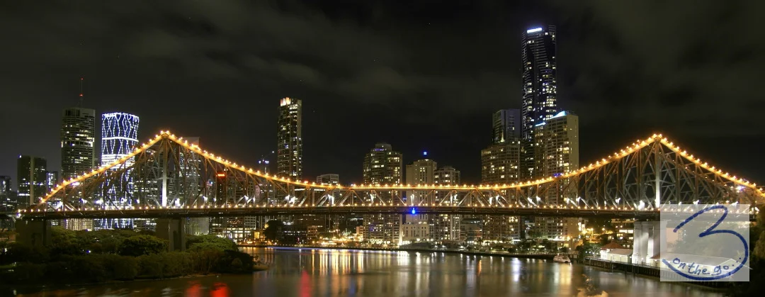 Brisbane by night! Story Bridge!