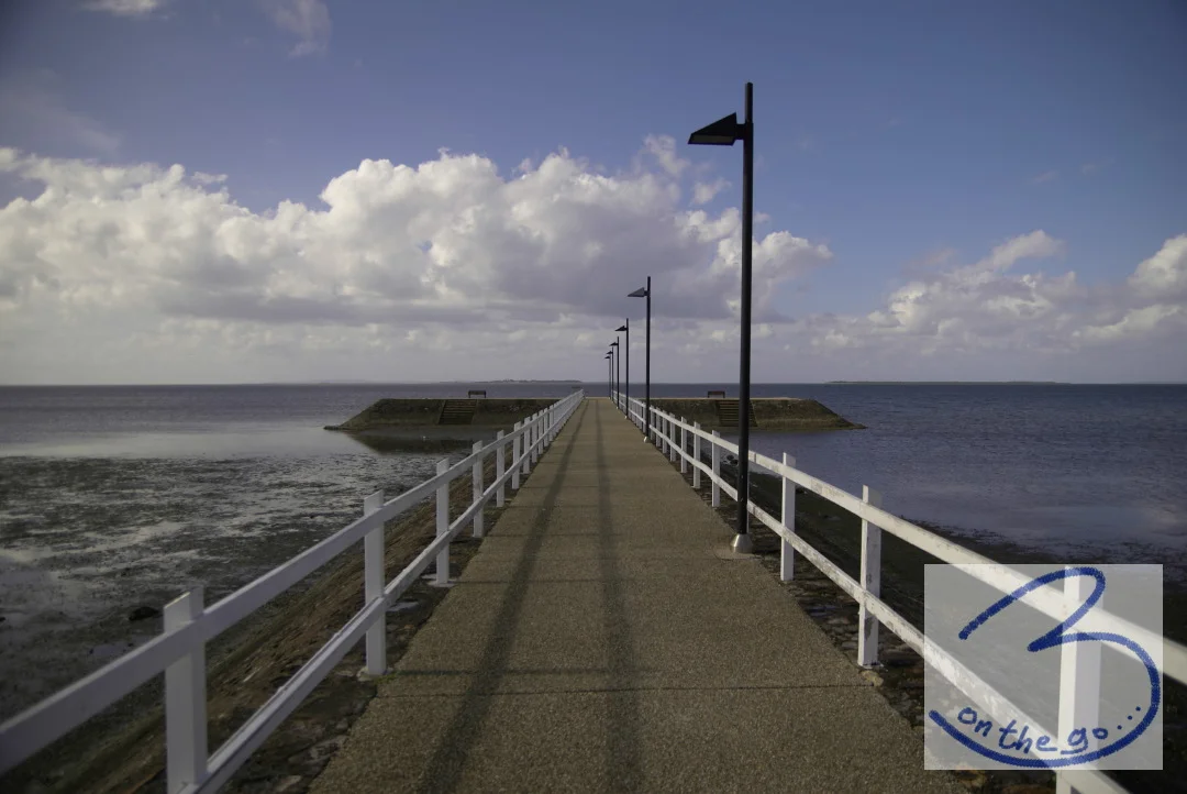 A boardwalk by the Brisbane coast