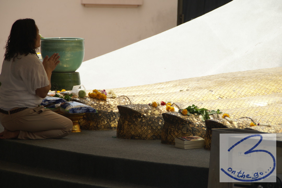 Local people in prayer