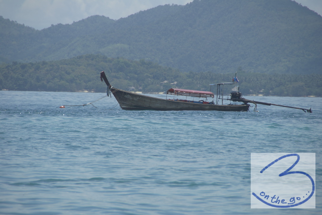 A typical long tail boat