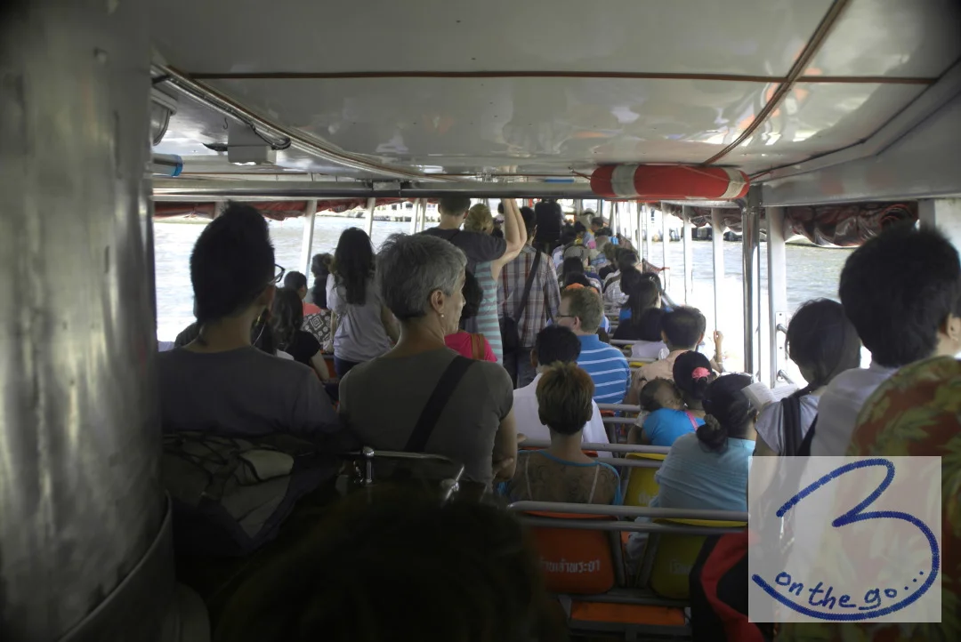 The boats are crowded!