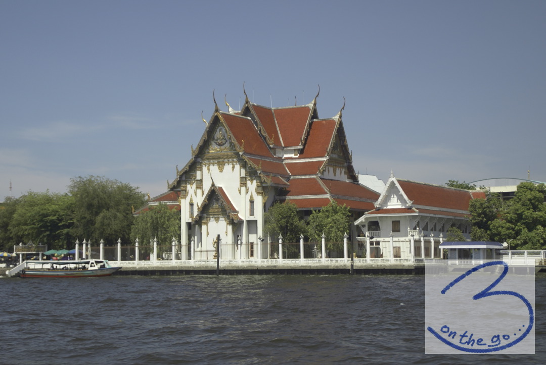 One of the many temples along the river