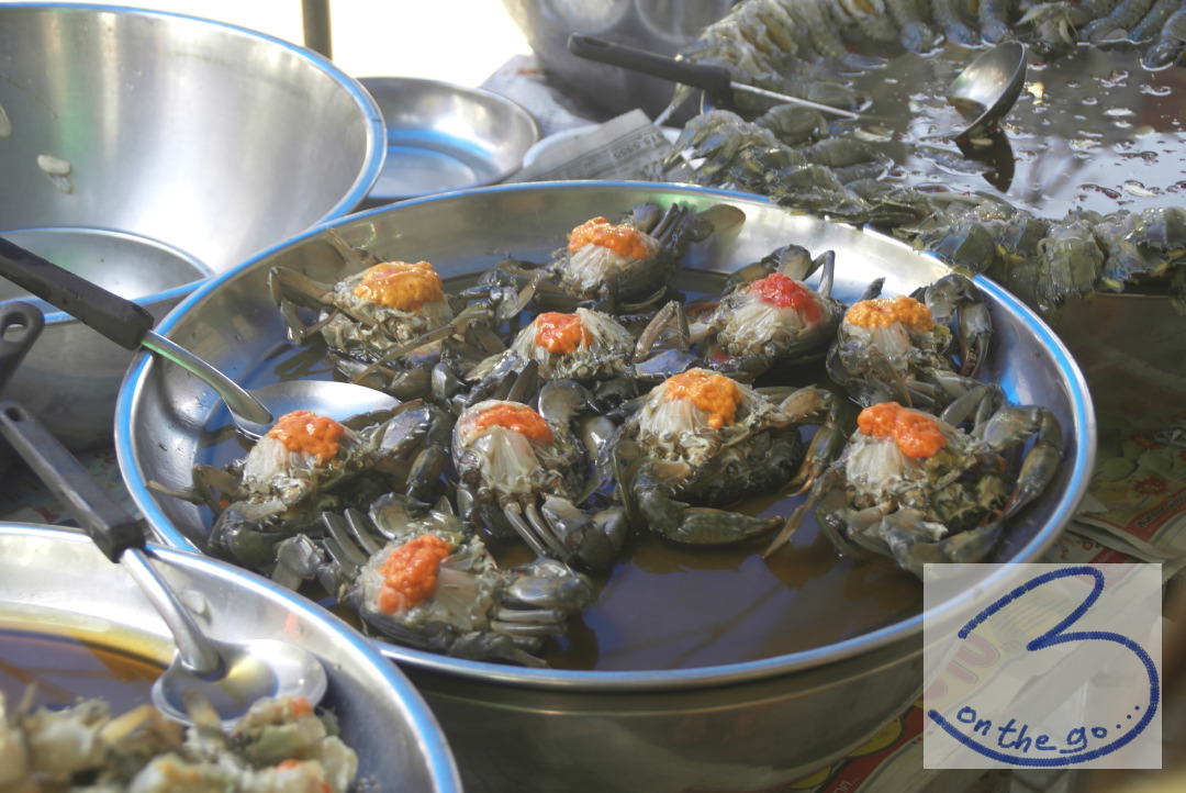 Specialties (delicacies to some) on display in China Town