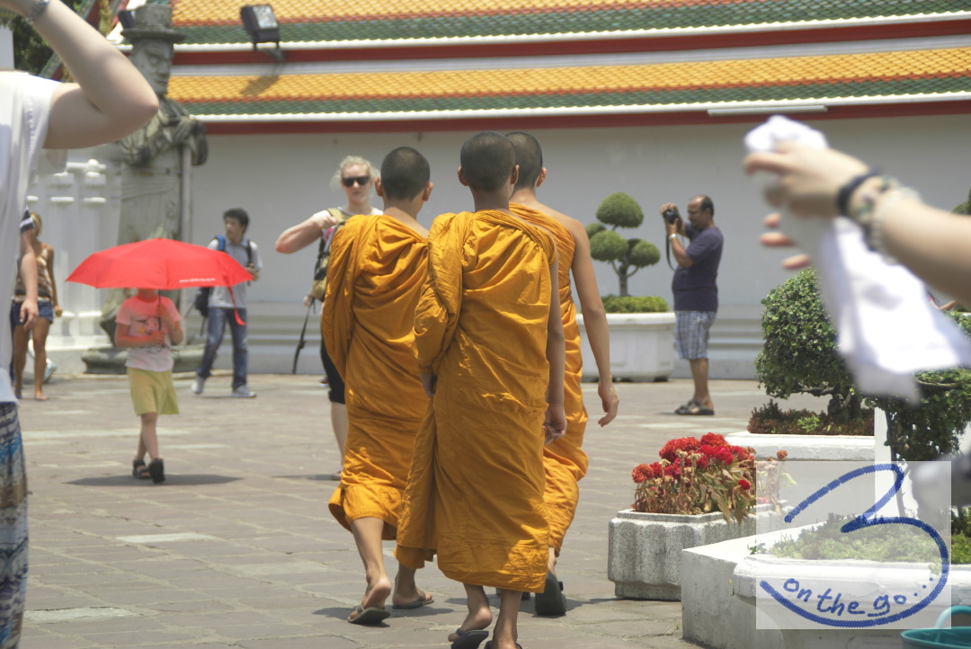 Monks in Wat Pho