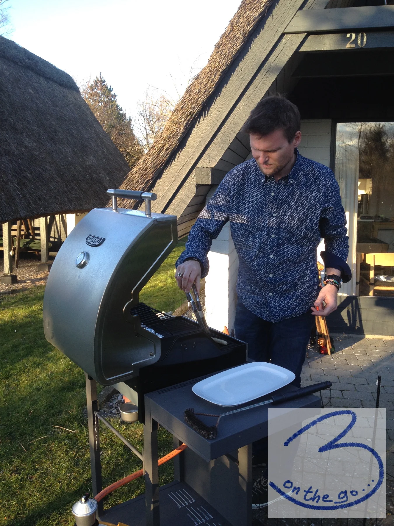 Of course the gas-grill was used!