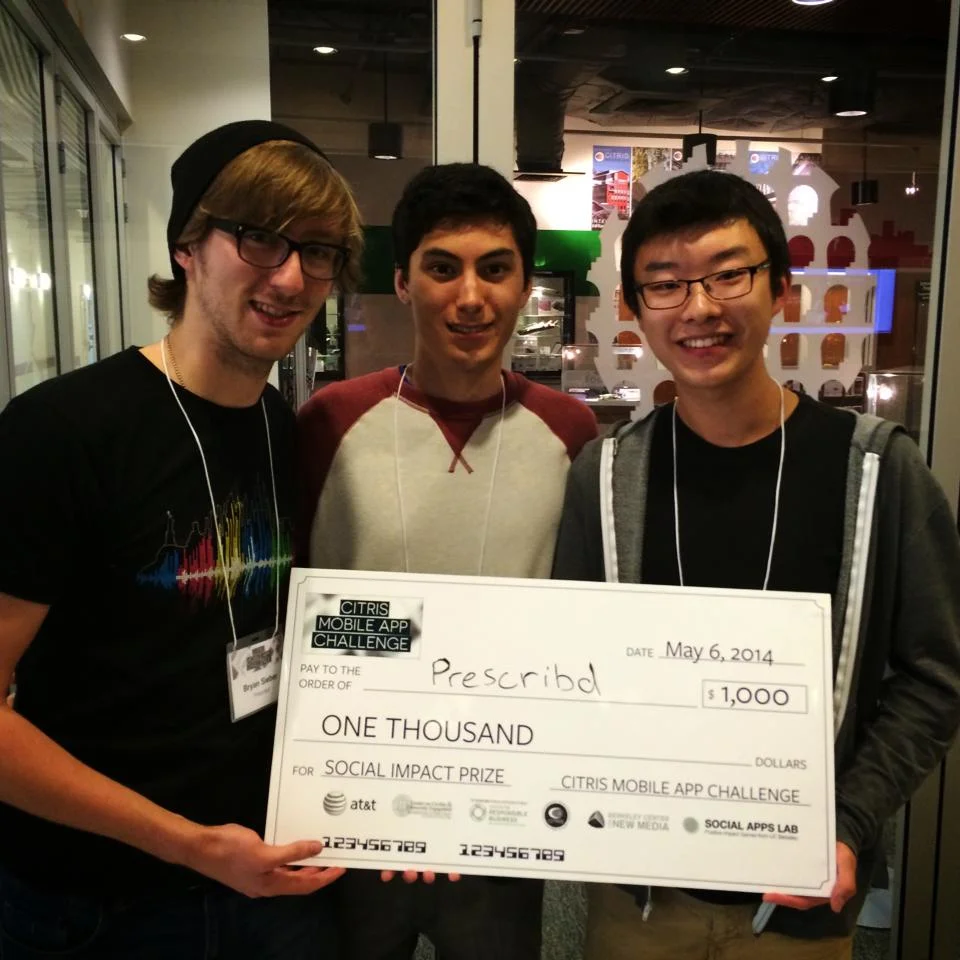 We won the Social Impact Prize award as part of the Citris Mobile App Challenge at UC Berkeley.