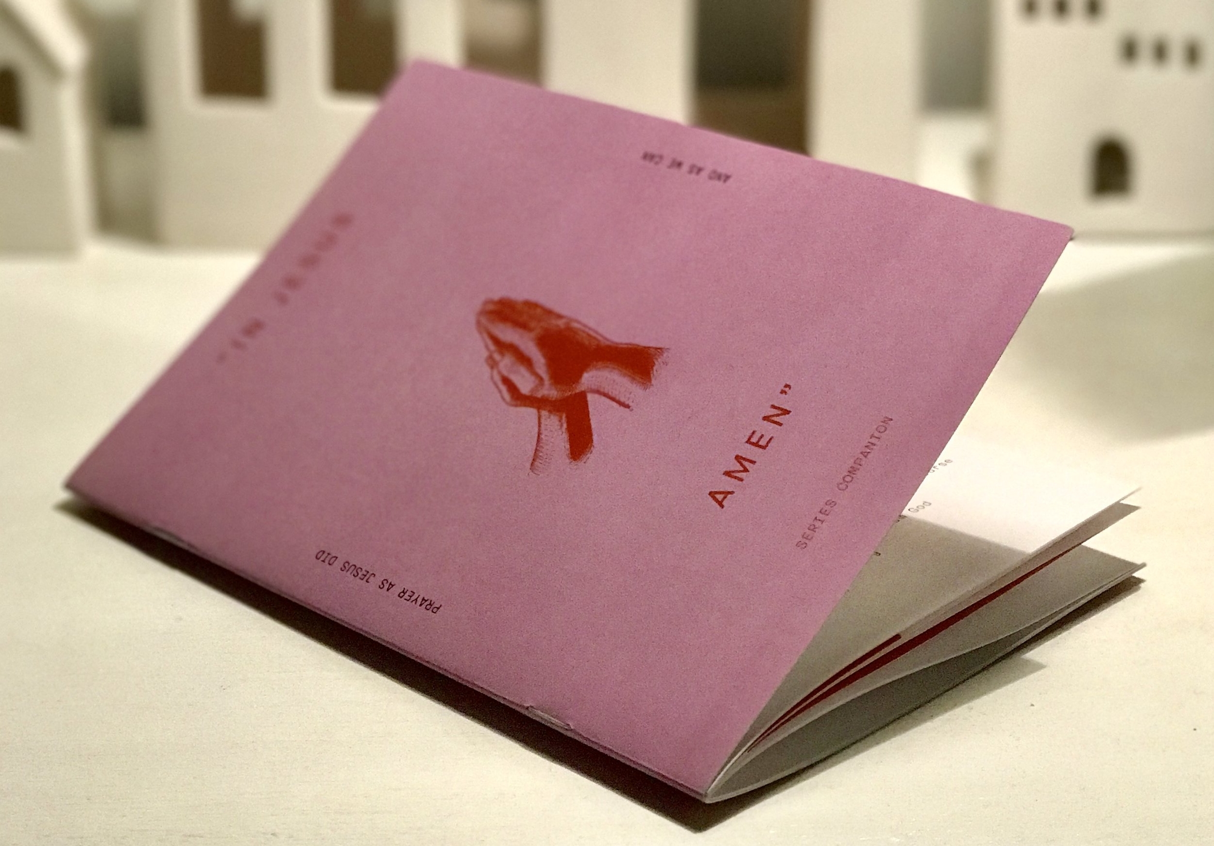 8 week booklet + prayer exercises Available at our Sunday gatherings