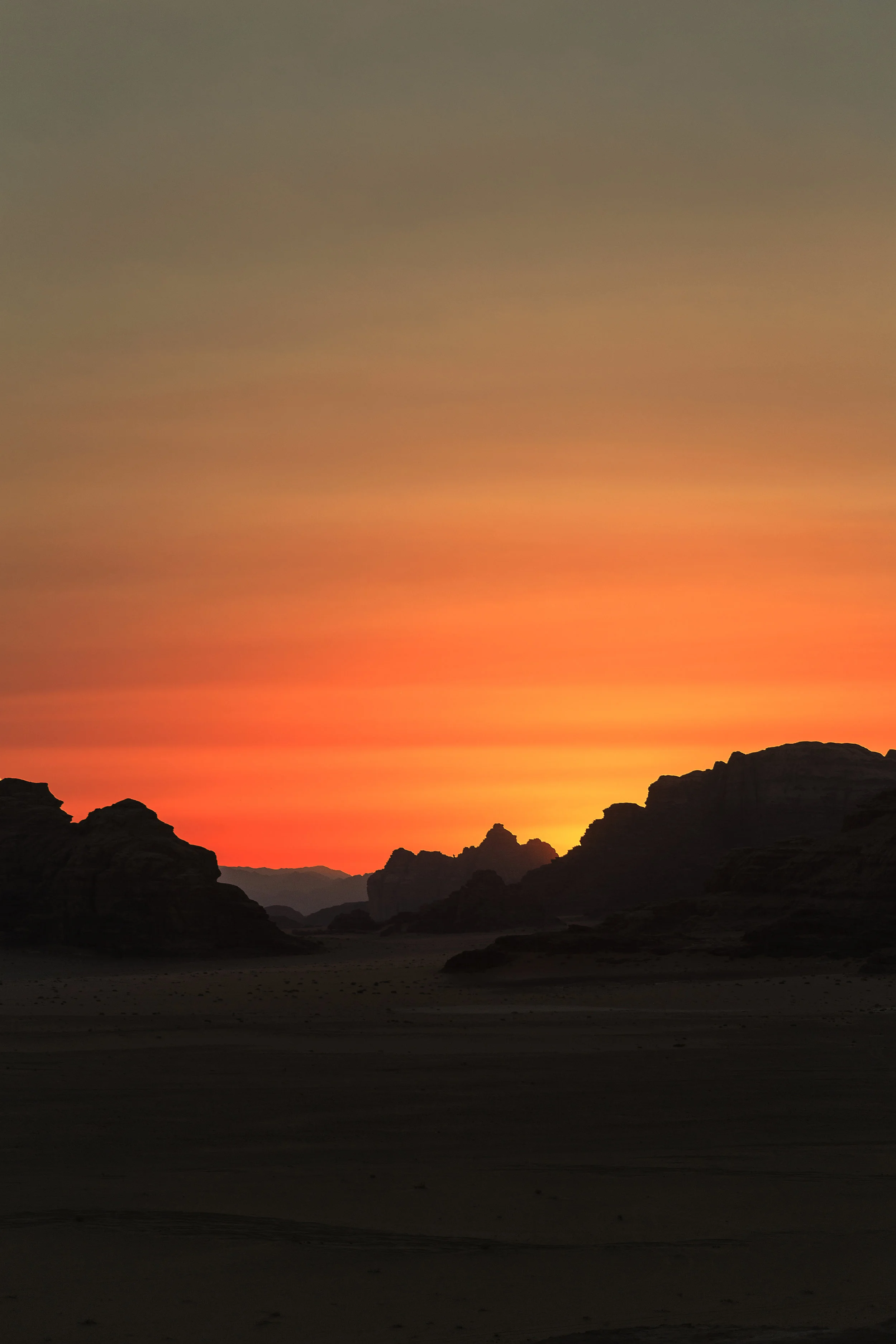 Sunset in Wadi Musa