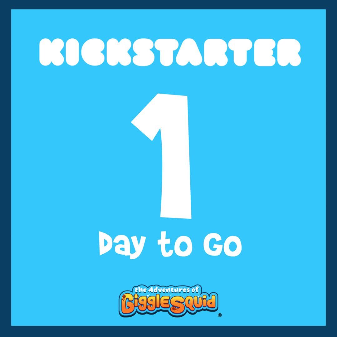 Just one more day for our Kickstarter campaign. There's still time - head over to the link in our bio.

#Kickstarter #KickstarterCampaign #Childrensbooks #Childrensliterature #Kidsbooks #GiggleSquid #Squid #Pirates #Sushi #EducationalBooks #Education