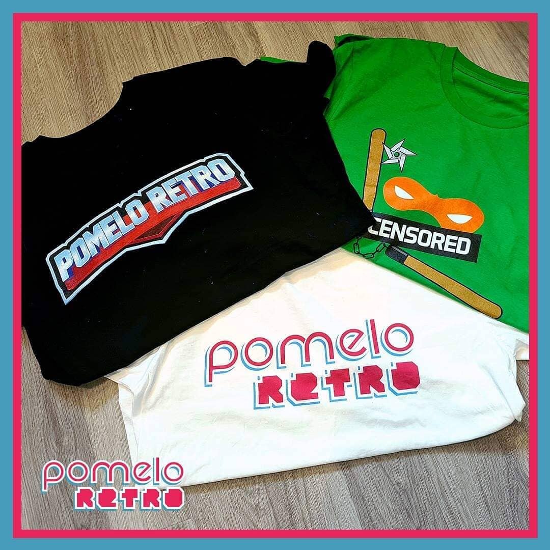 Some of the sample #PomeloRetro T-Shirts have arrived!