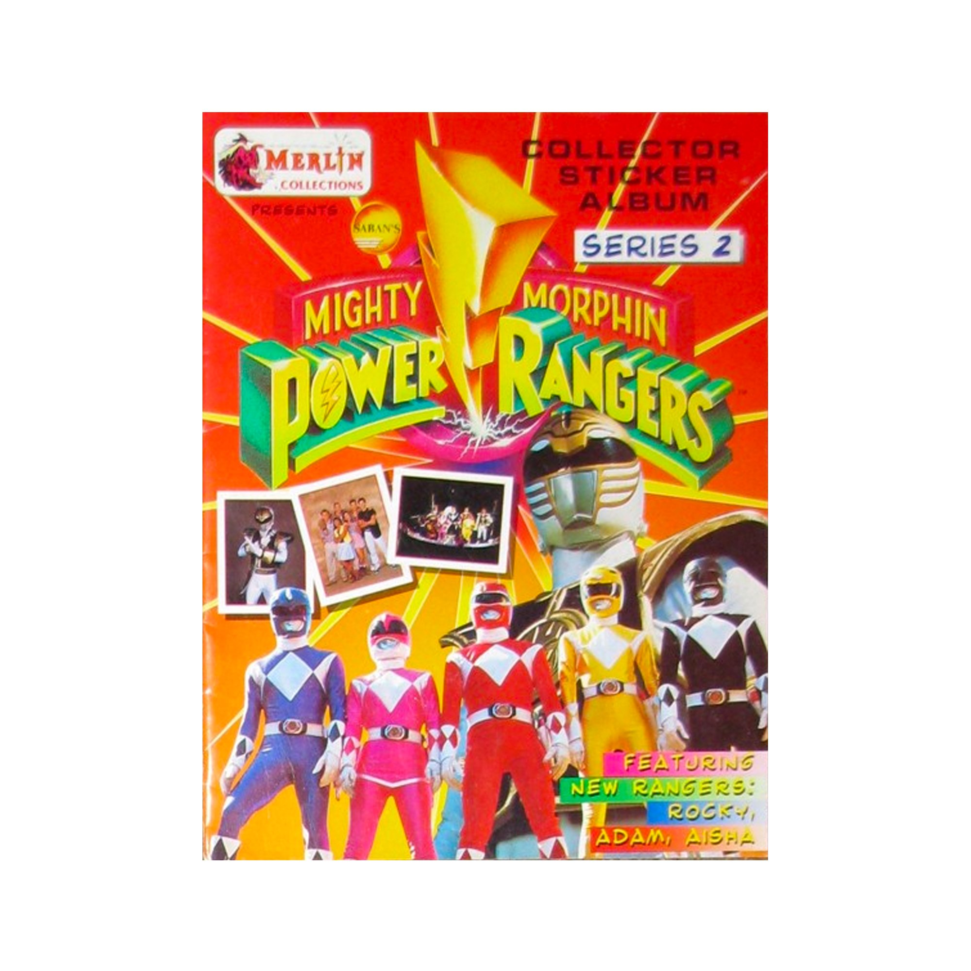 Merlin Series 2 Power Rangers Sticker Album