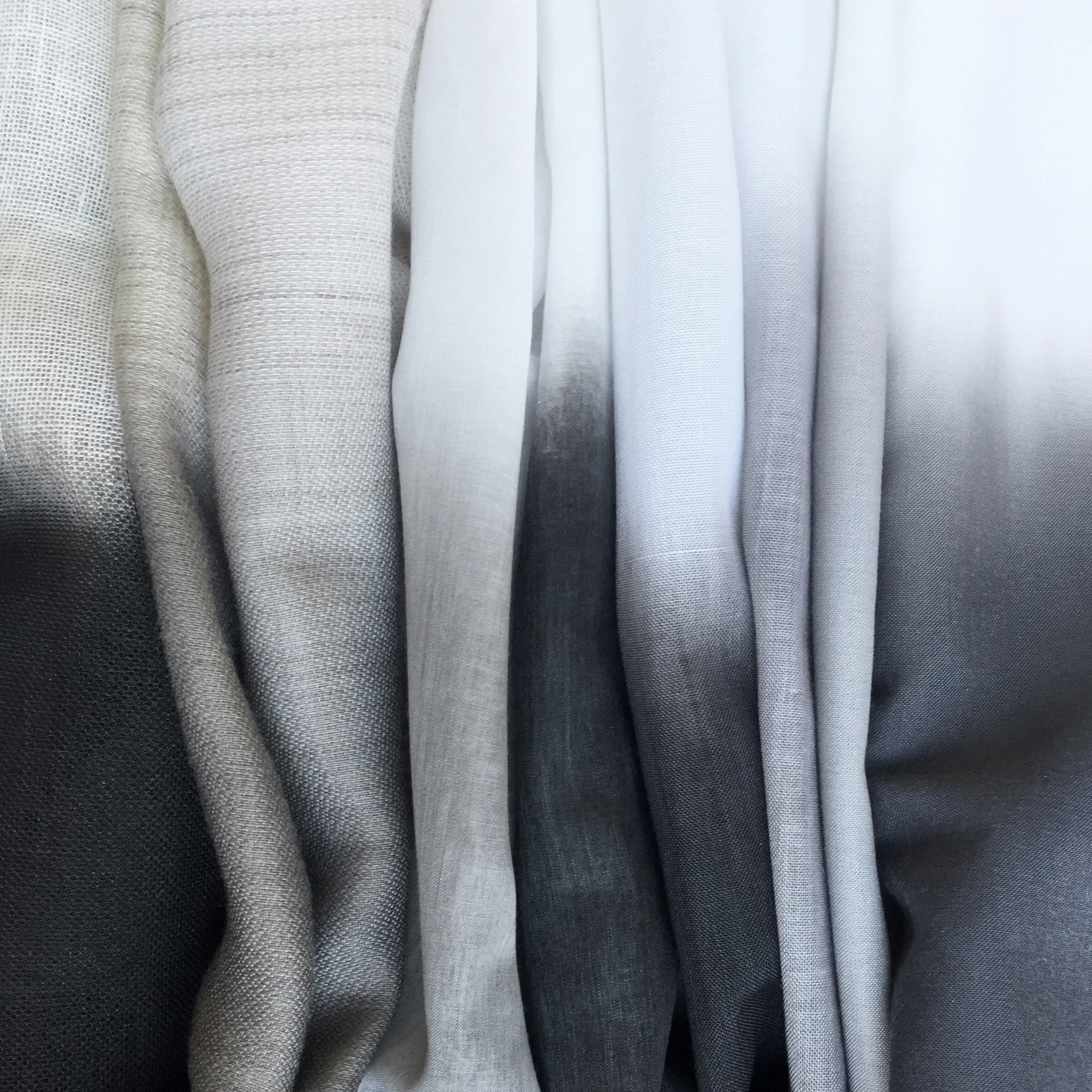 CUSTOM OMBRÉS on a variety of trevira grounds