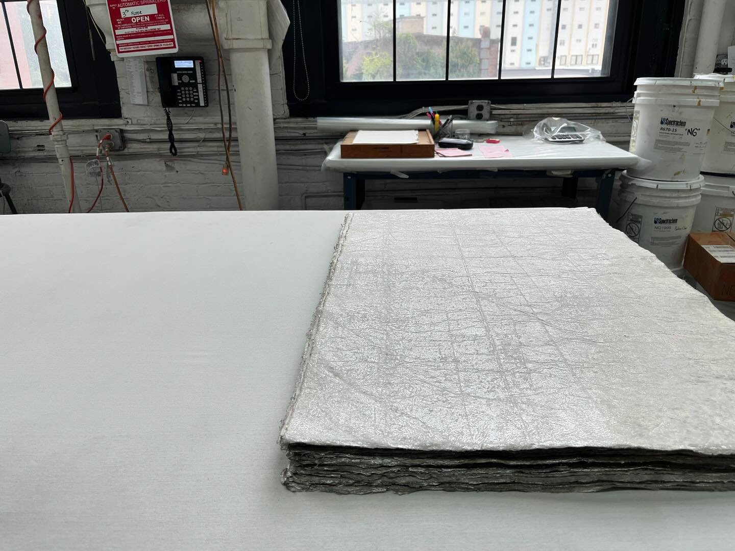 A-counting

R885 Silver 
Carolyn Ray Rice Paper for Walls and Surfaces
Handpainted and laminated 25x38&rdquo; sheets or panels to specification

#Home #InteriorDesign #Decor #Interiors
#Homelnspo #Homelnspiration #HomeDesign
#LuxuryLiving #LuxuryLife