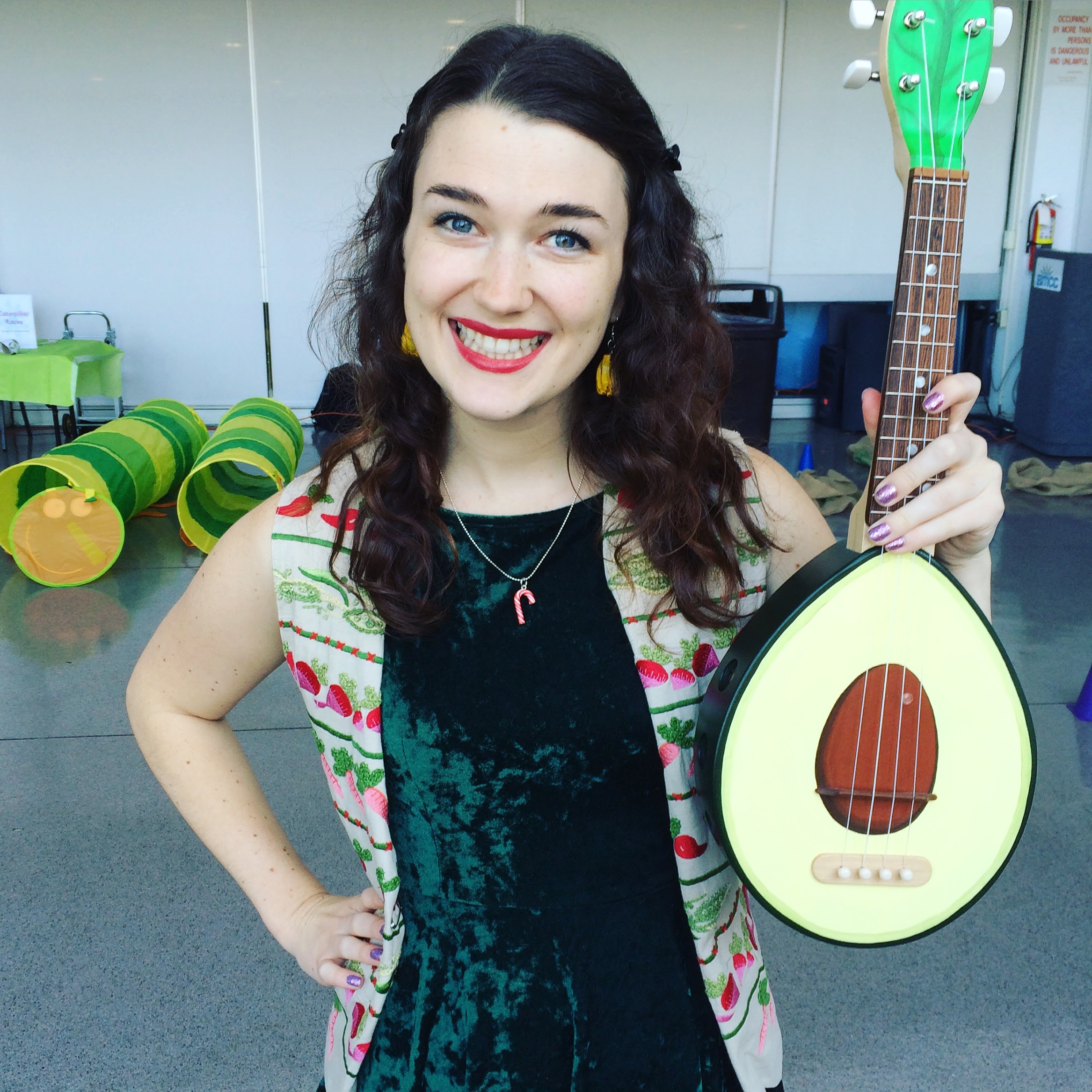 The avocado uke made an appearance.