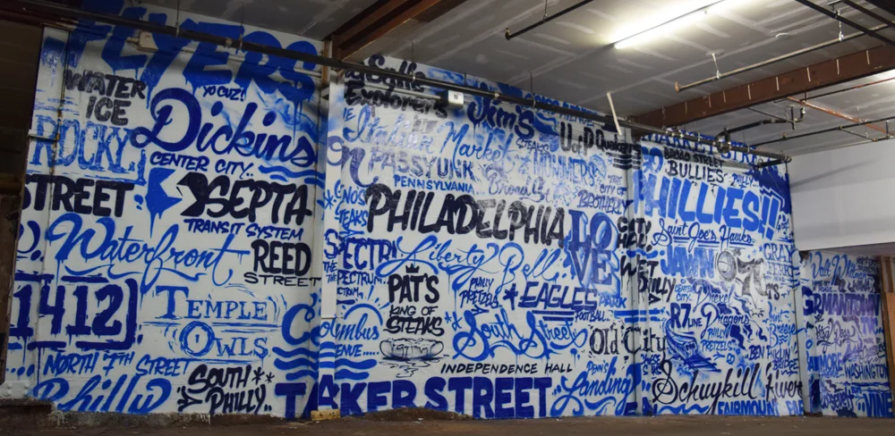 Word Collage - Graffiti Lofts, South Philly