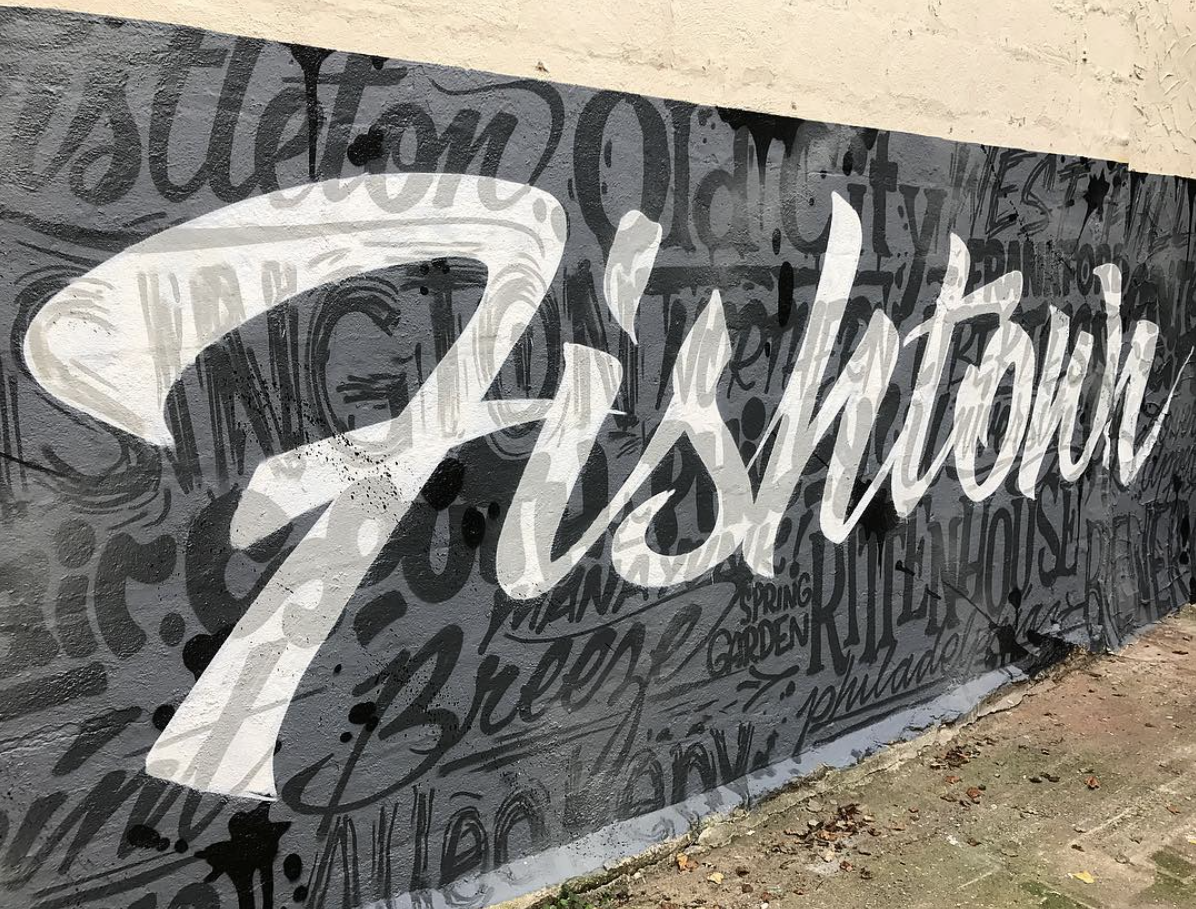 Fishtown - Neighborhood Word Collage