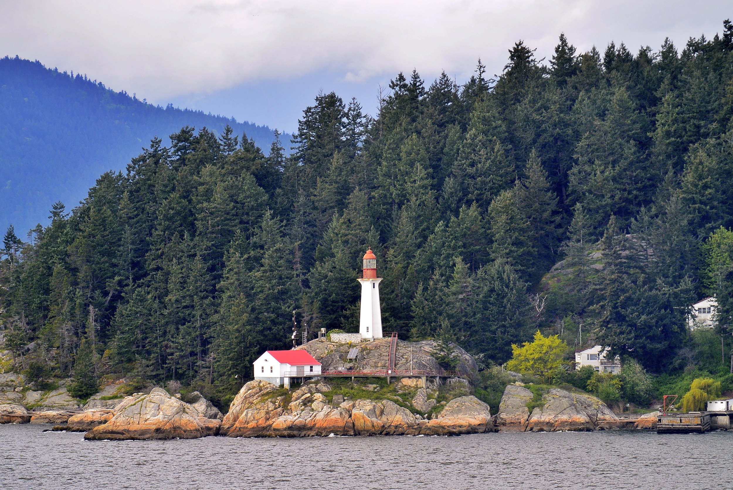 Pacific Ocean lighthouse Vancouver