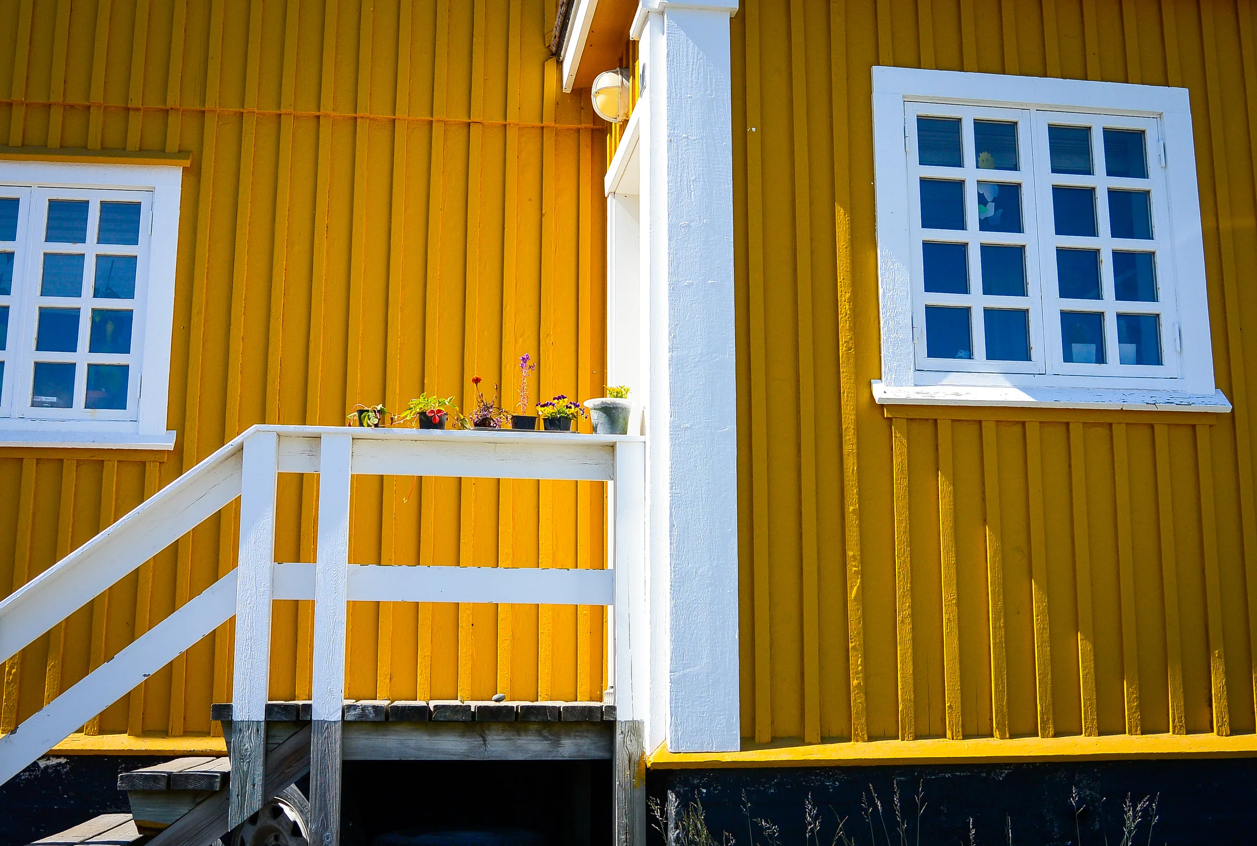 Yellow porch