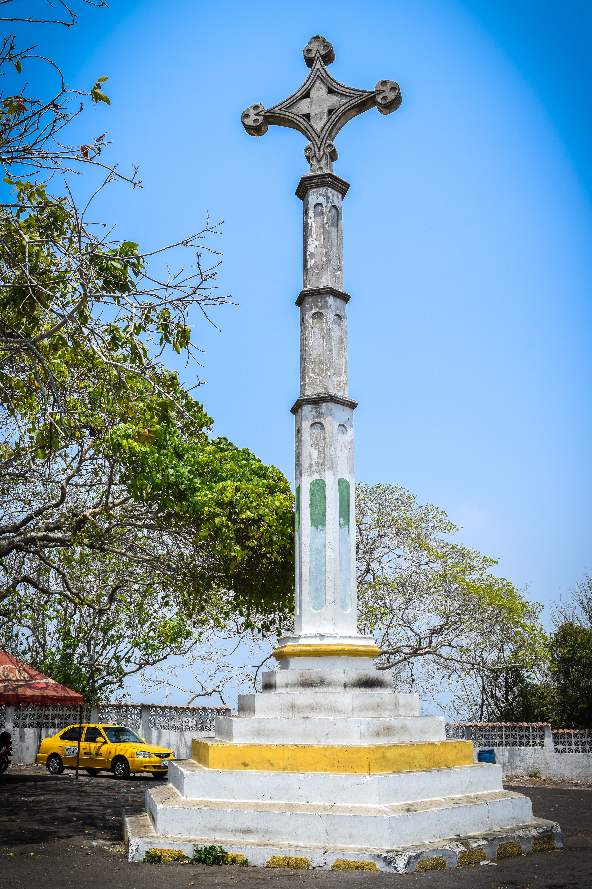 Cross at La Popa Monastery