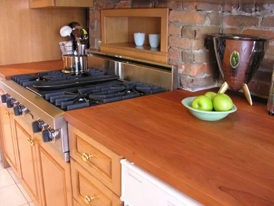 Recycled cherry countertops, Boston MA