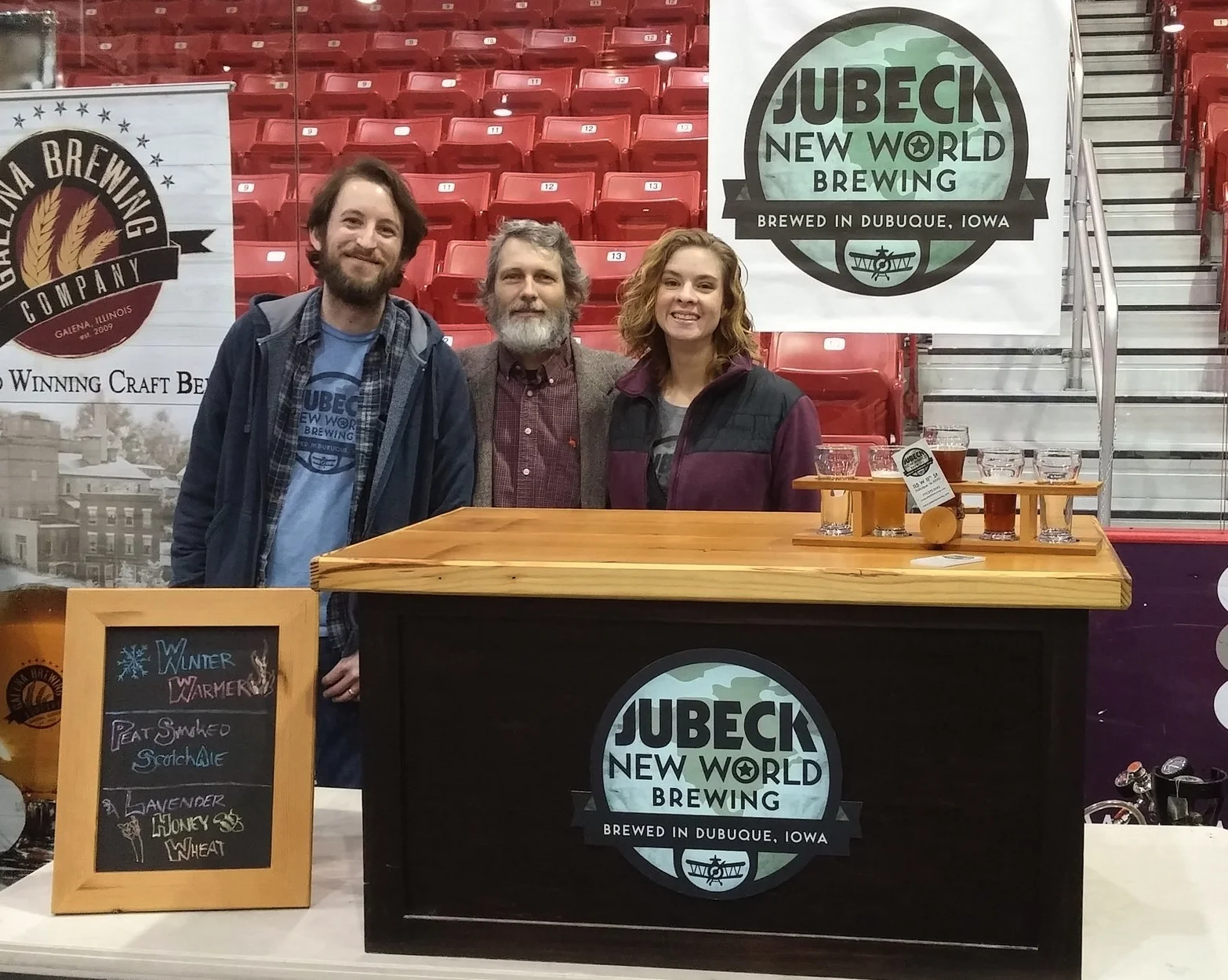 Jubeck Brewing Portable Bar and Chalk Board